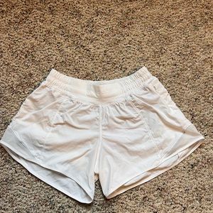 Hotty Hot white mid-rise shorts